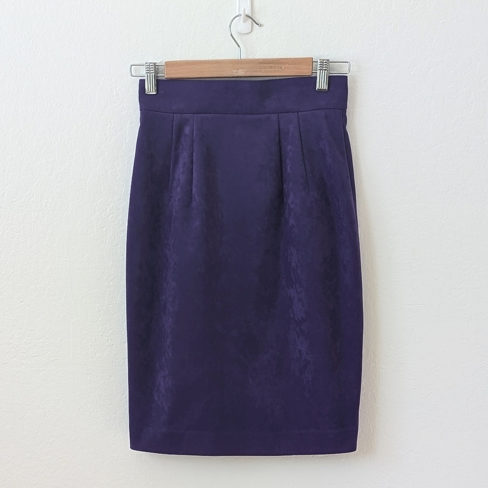 Vintage Purple 🍇 AS-Studio Pencil Skirt Size XS - Beautiful Condition
